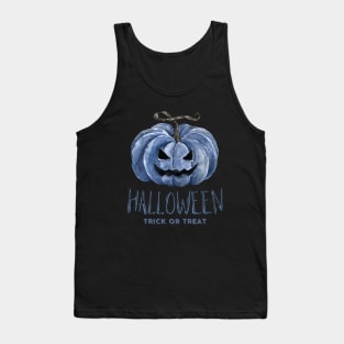 Halloween Scary Evil Pumkin "Trick or treat" Tank Top